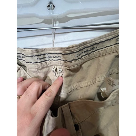Ermenegildo Zenga Mens‎ Khaki Pants - Size 44x33 - Picture 3 of 6